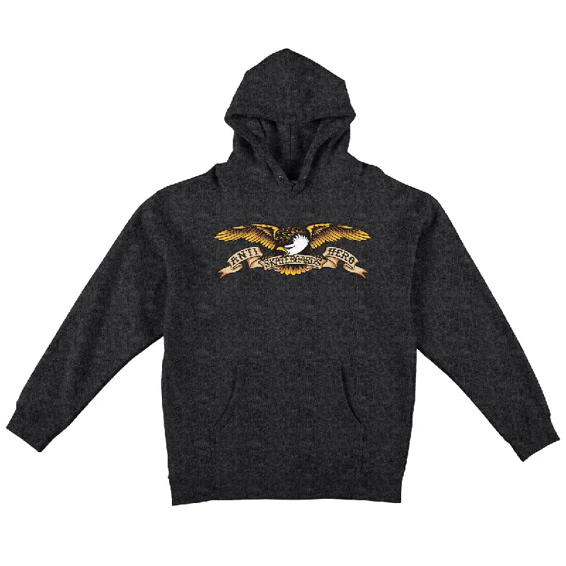 Anti Hero - Eagle Youth Hood Charcoal Heather/Multi