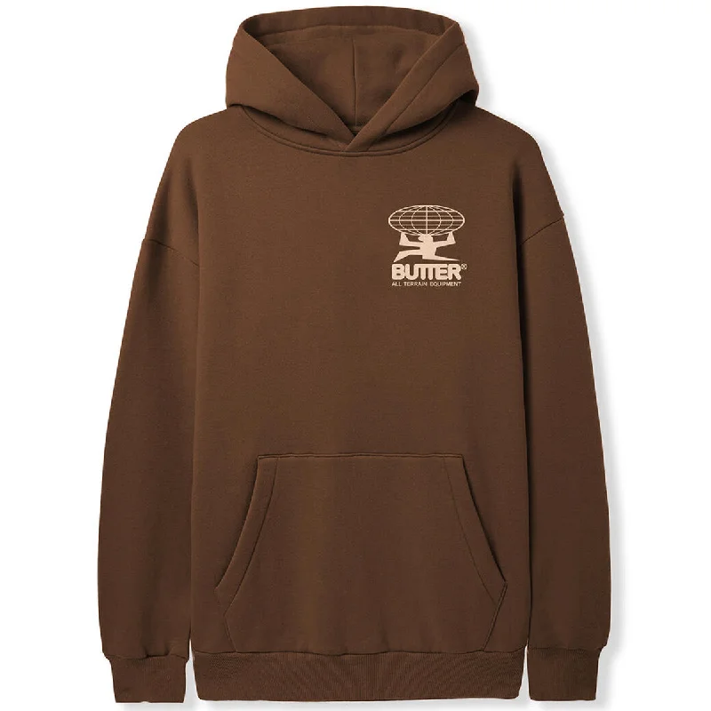 Butter Goods - All Terrain Hoodie Chocolate