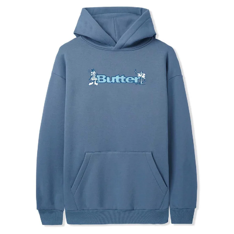 Butter Goods - Quest Logo Hoodie Slate