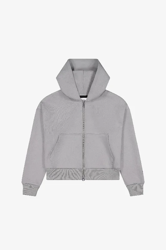 NOTHING ZIP HOODIE | ICE GREY