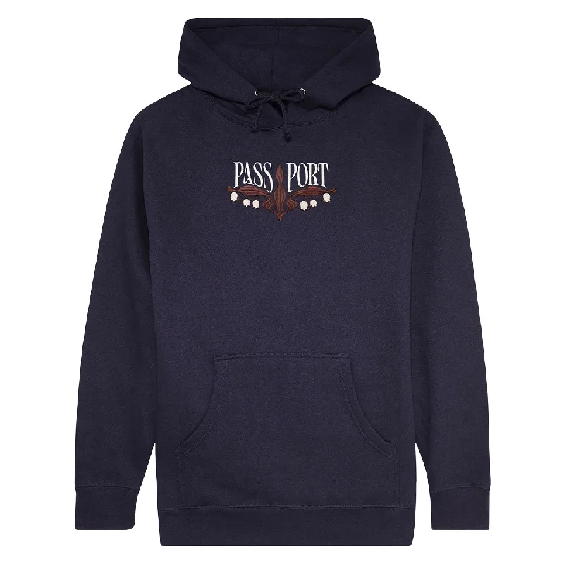 Pass~Port - Lily of The Valley Hoodie Navy