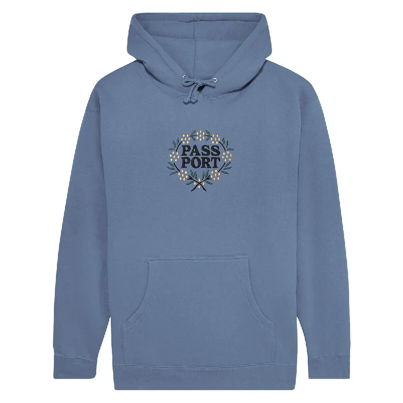 Pass~Port - Wattle Hoodie Washed Out Blue