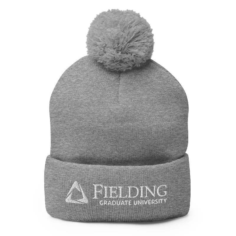 Beanie - Pom Pom | Embroidered Fielding Logo