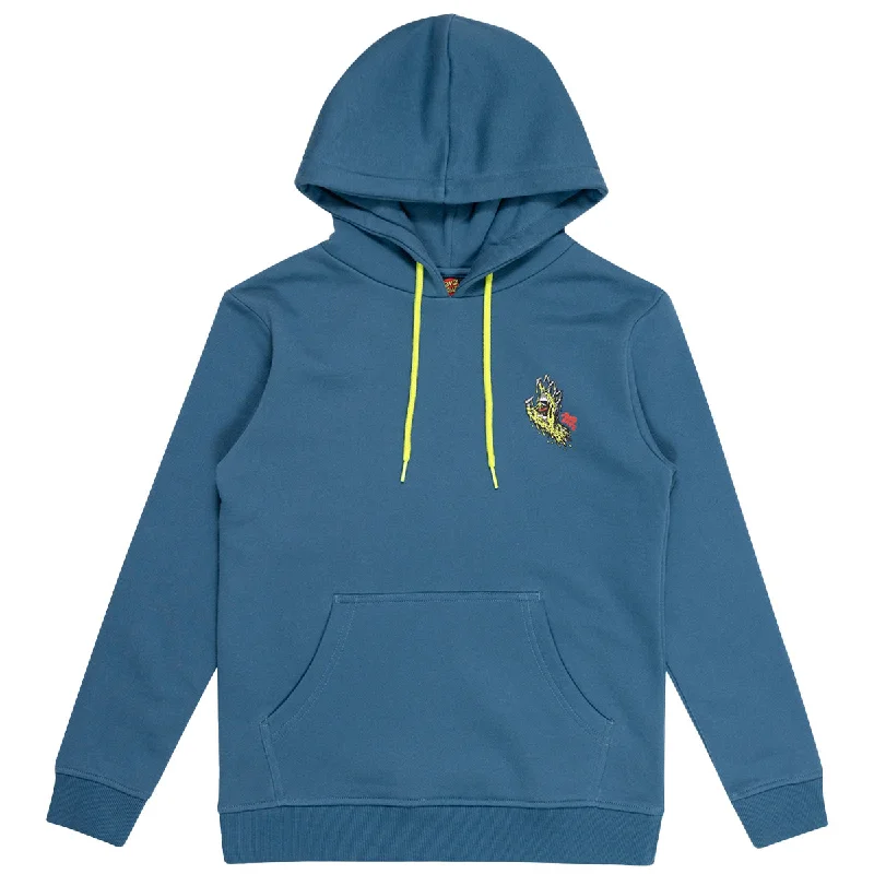 Santa Cruz - Melting Hand Youth Hoodie Vintage Blue