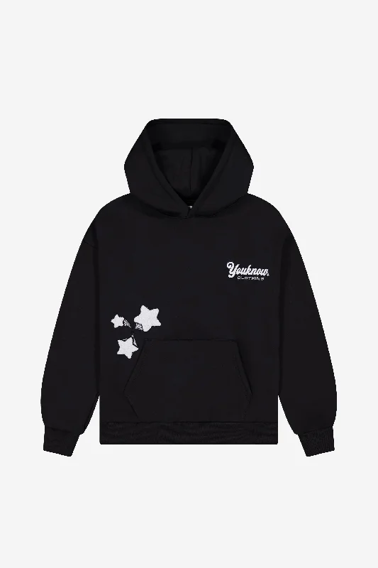 Starry Night Hoodie | BLACK