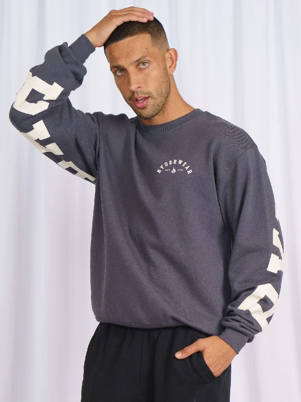 Unisex Collegiate Sweater - Charcoal