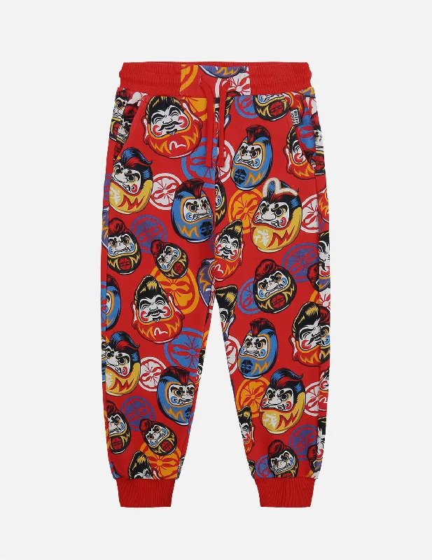 Allover Pompadour Daruma Print Sweatpants