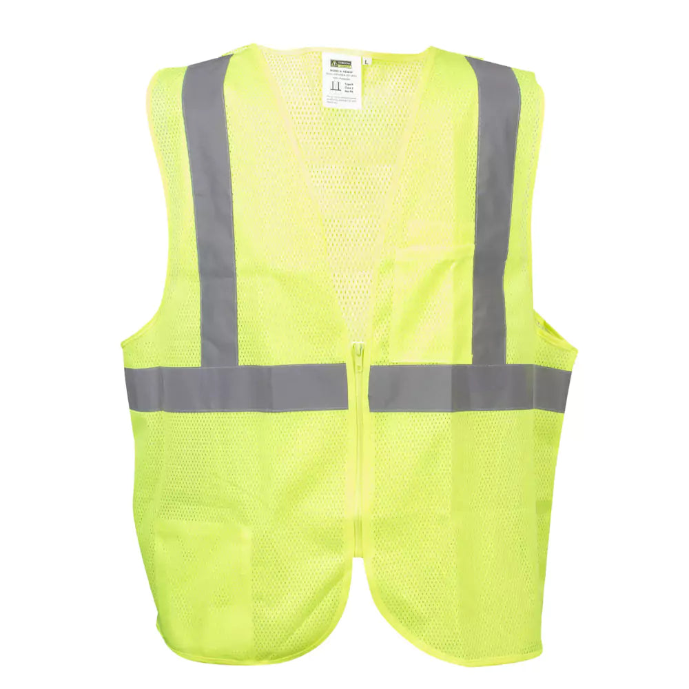 Cordova Type R Class 2 Mesh Zipper Closure Safety Vest  VZ26