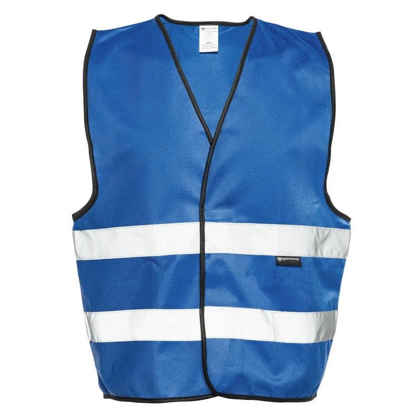 Two Band Reflective Solid Safety Vest - 103 Series - Royal Blue