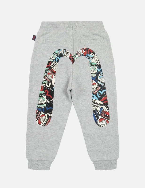 Oil Barrel-pattern Daicock Print Sweatpants