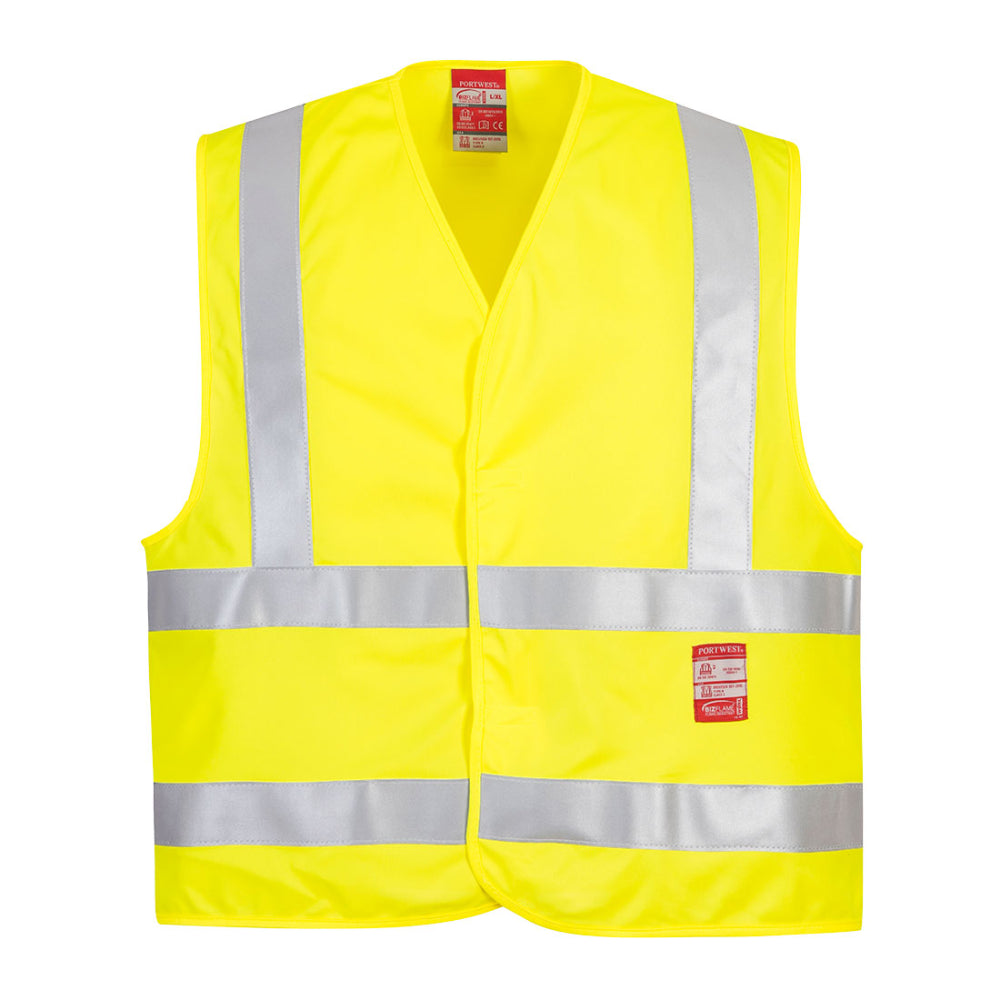 PORTWEST® Fire Resistant FR High Visibility Safety Vest - ANSI Class 2 - FR75