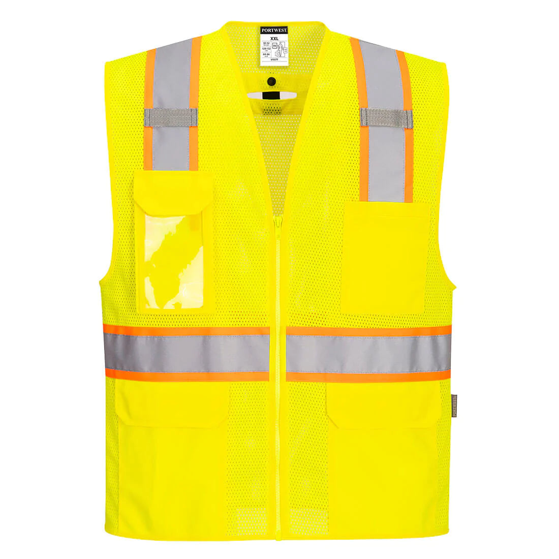 PORTWEST® Fall Protection Hi Visibility Safety Vest - ANSI Class 2 - US394