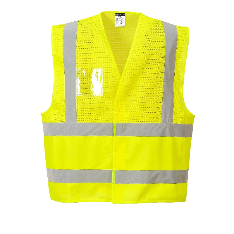 PORTWEST® Lightweight High Visibility Mesh Safety Vest - ANSI Class 2 - UC494