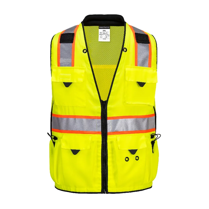 PORTWEST® US376 Expert Pro Hi Vis Surveyor Safety Vest - ANSI Class 2