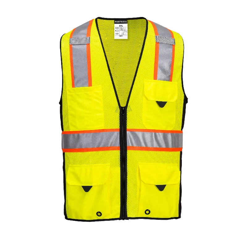 PORTWEST® US377 Ultra Cool Hi Vis Surveyor Safety Vest - ANSI Class 2