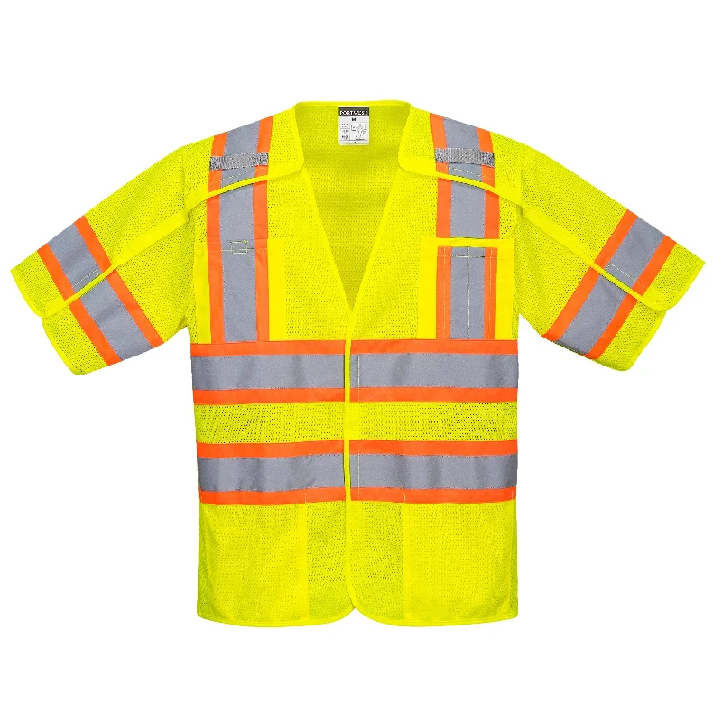 PORTWEST® Breakaway High Visibility Safety Vest - Full Mesh - ANSI Class 3 - US382