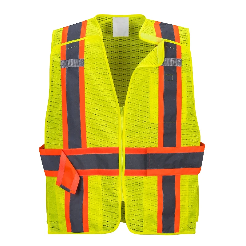 PORTWEST® US385 Hi Vis Breakaway Safety Vest - ANSI Class 2 - Expandable