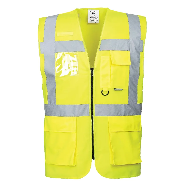 PORTWEST® Executive ID Pocket Security Safety Vest - ANSI Class 2 - US476