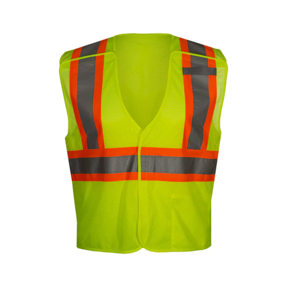 Reflective Apparel® Hi-Vis 5PT Breakaway Mesh Safety Vest - ANSI Class 2 - 582CS