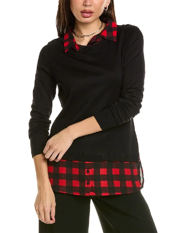 Adrianna Papell Two-Fer Sweater