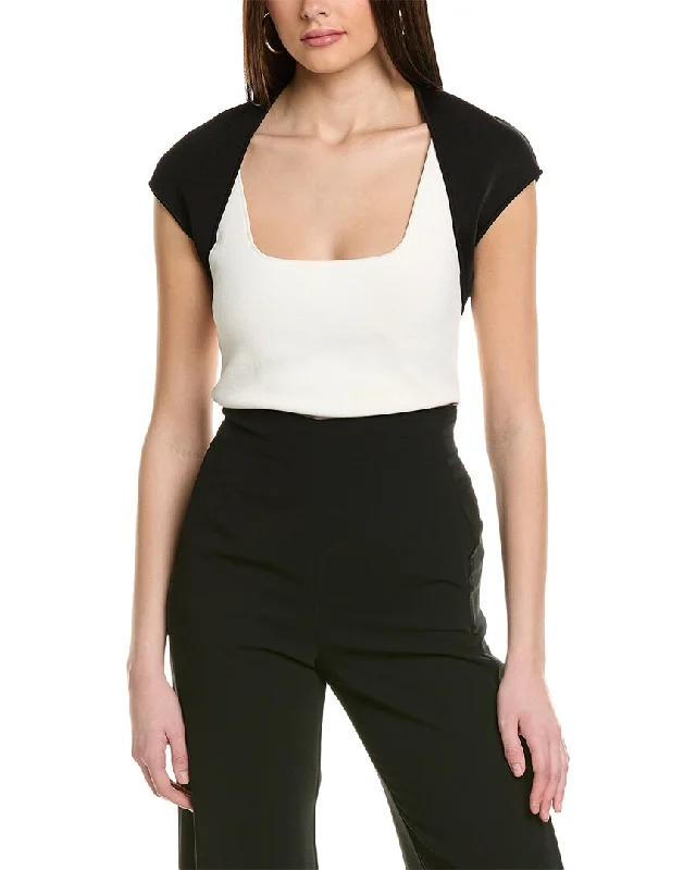 Carolina Herrera Cap Sleeve Shrug