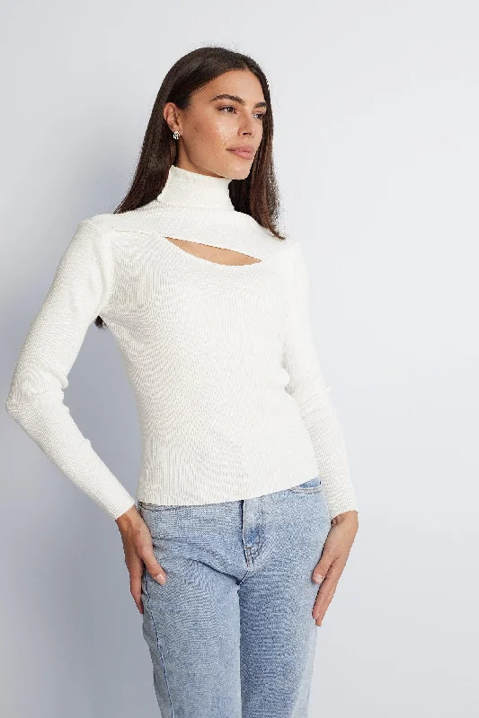 Keiran Knit Top - White