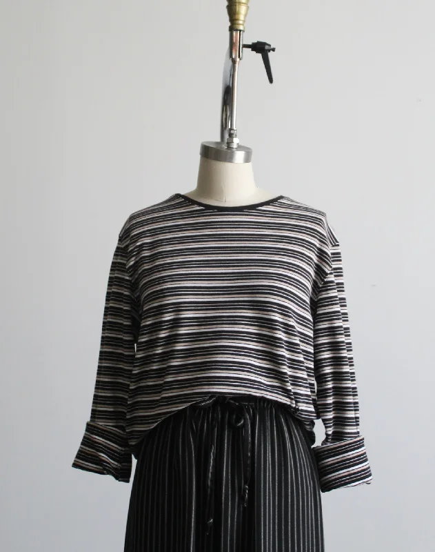 striped cotton tee