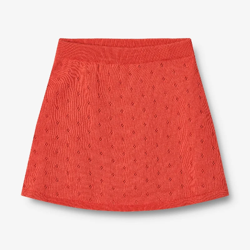 Knit Skirt Marta - candy red