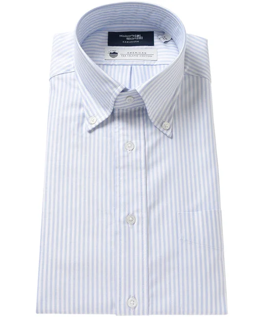 TOKYO SLIM FIT - Button Down Oxford Sea Island Cotton