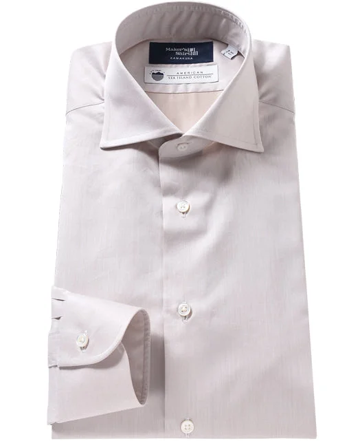 TOKYO SLIM FIT -   Italian Spread Twill Sea Island Cotton